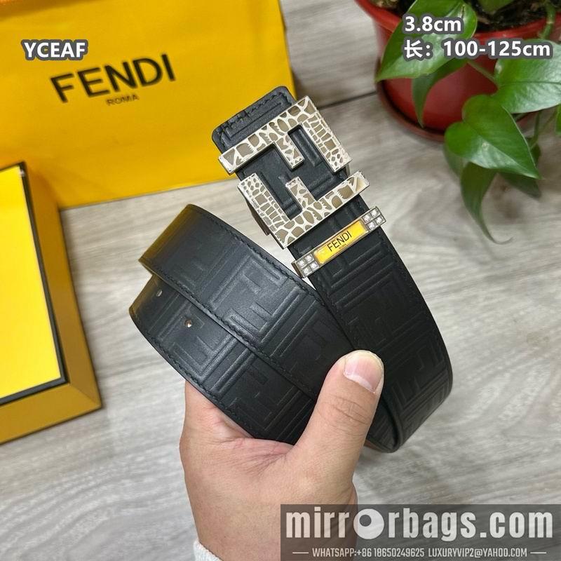 Replica Fendi belt 38mmX100-125cm 8L29