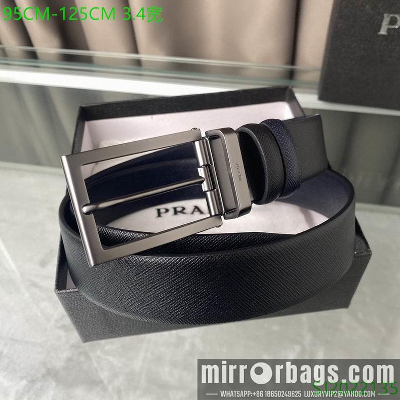 Replica Prada Belt 34mmX95-125cm 7D01