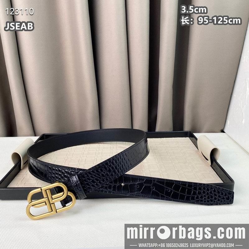 Replica Balenciaga belt 35mmX95-125cm 8L08