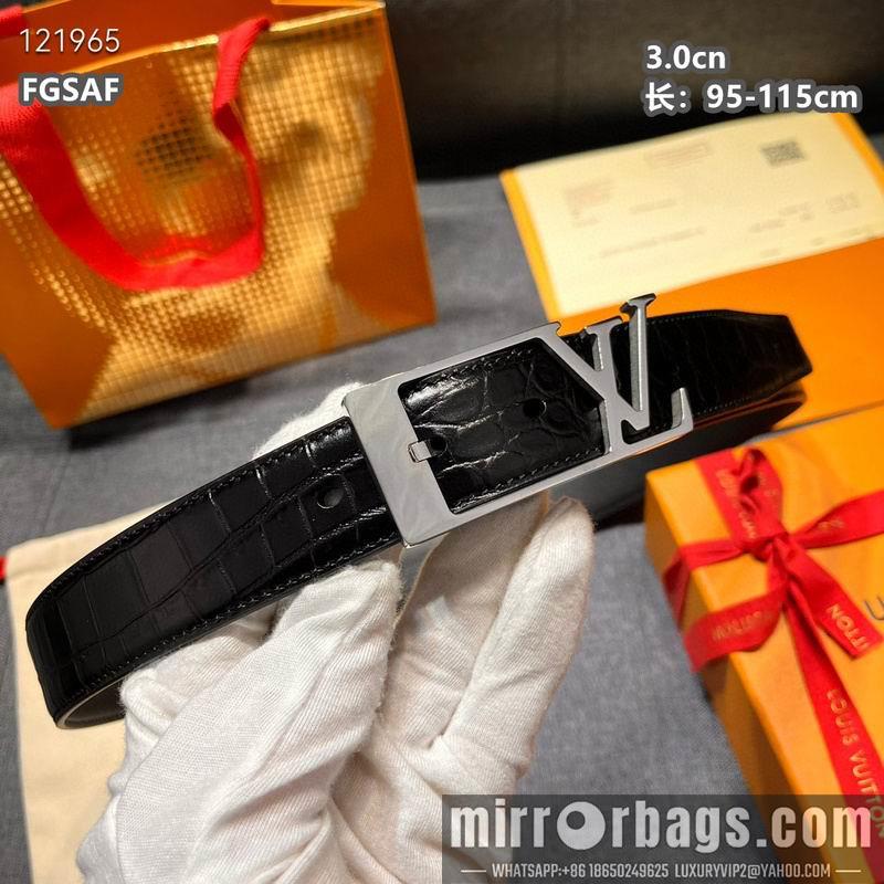 Replica LV belt 30mmX95-115cm 8L25