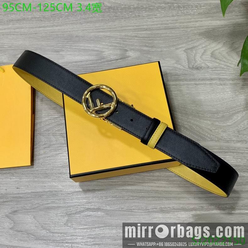 Replica Fendi Belt 34mmX95-125cm 7D03