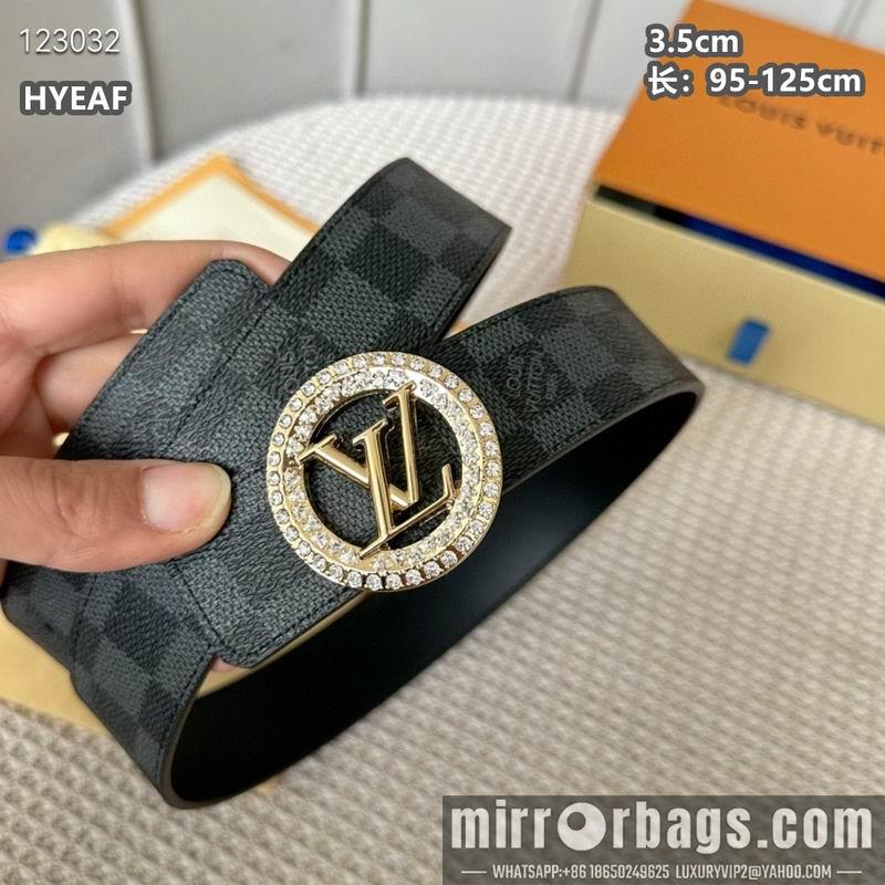 Replica LV belt 35mmX95-125cm 8L02
