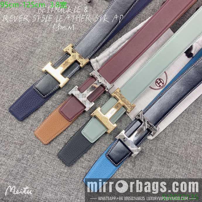 Replica Hermes Belt 38mmX95-125cm 7D119