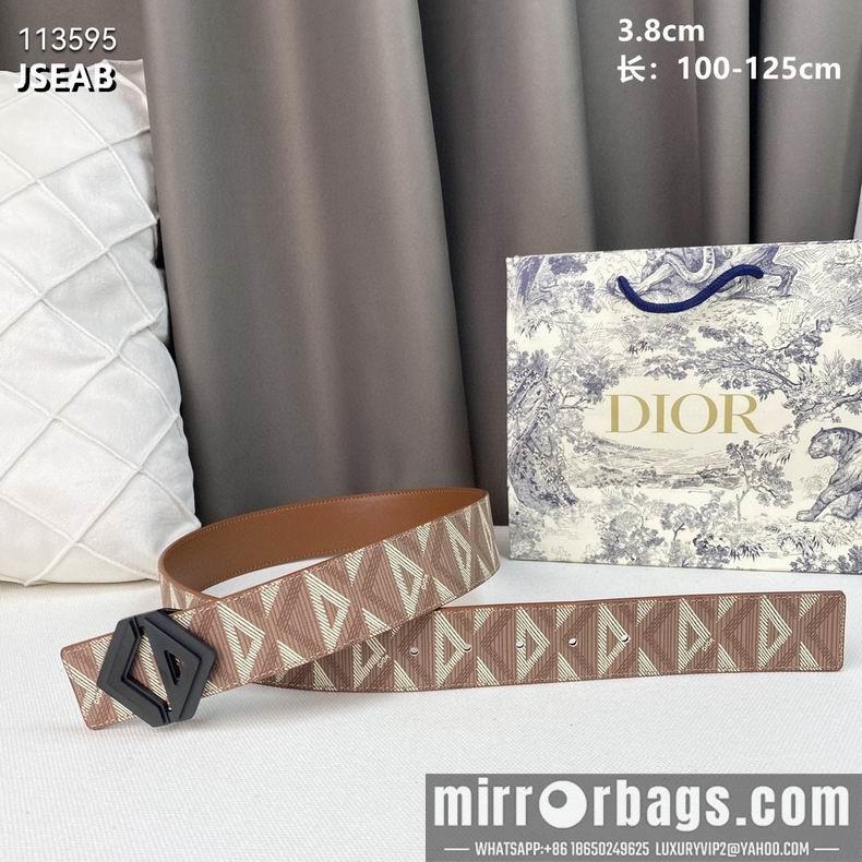 Replica Dior belt 38mmX100-125cm 8L02