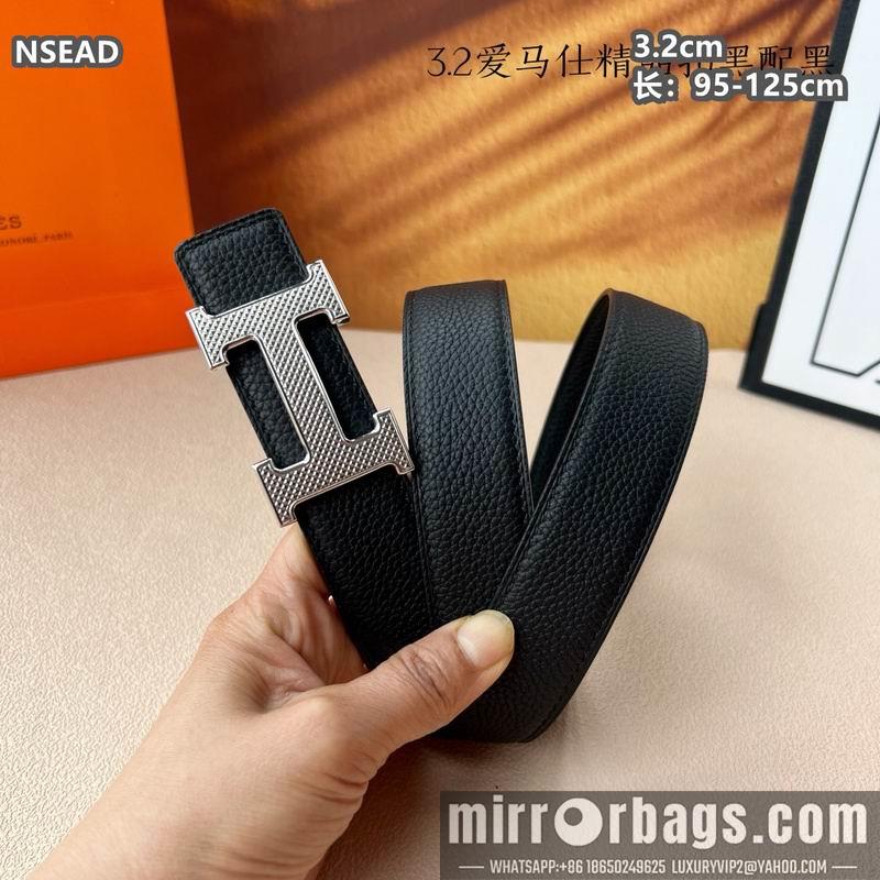 Replica Hermes belt 32mmX95-125cm 8L36