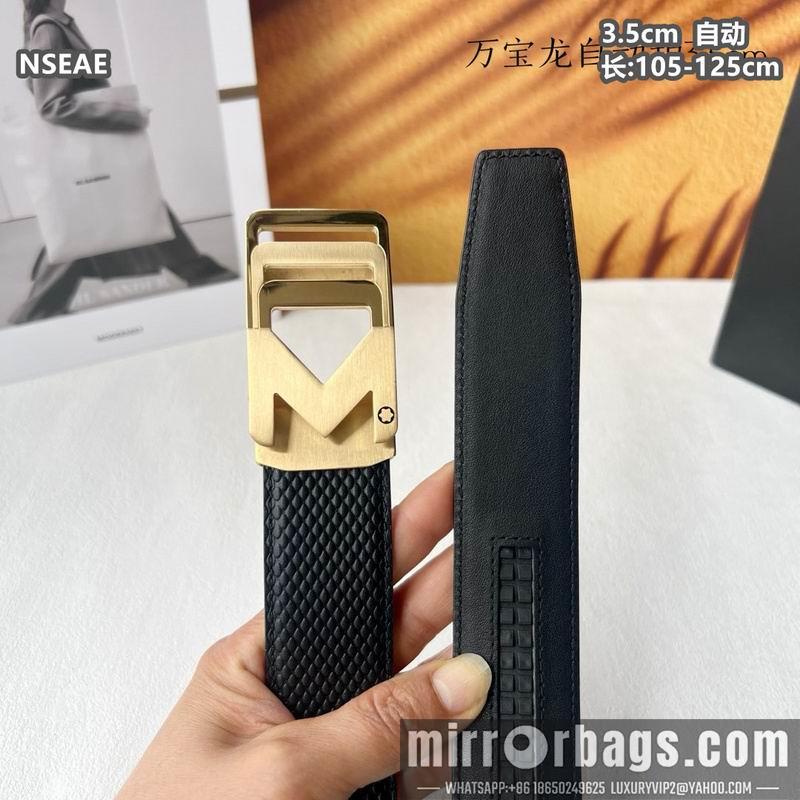 Replica Montlanc belt 35mmX100-125cm 8L72