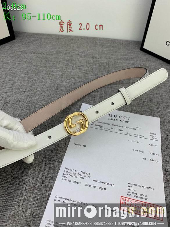 Replica Gucci belt 20mm 95-110cm 8L01