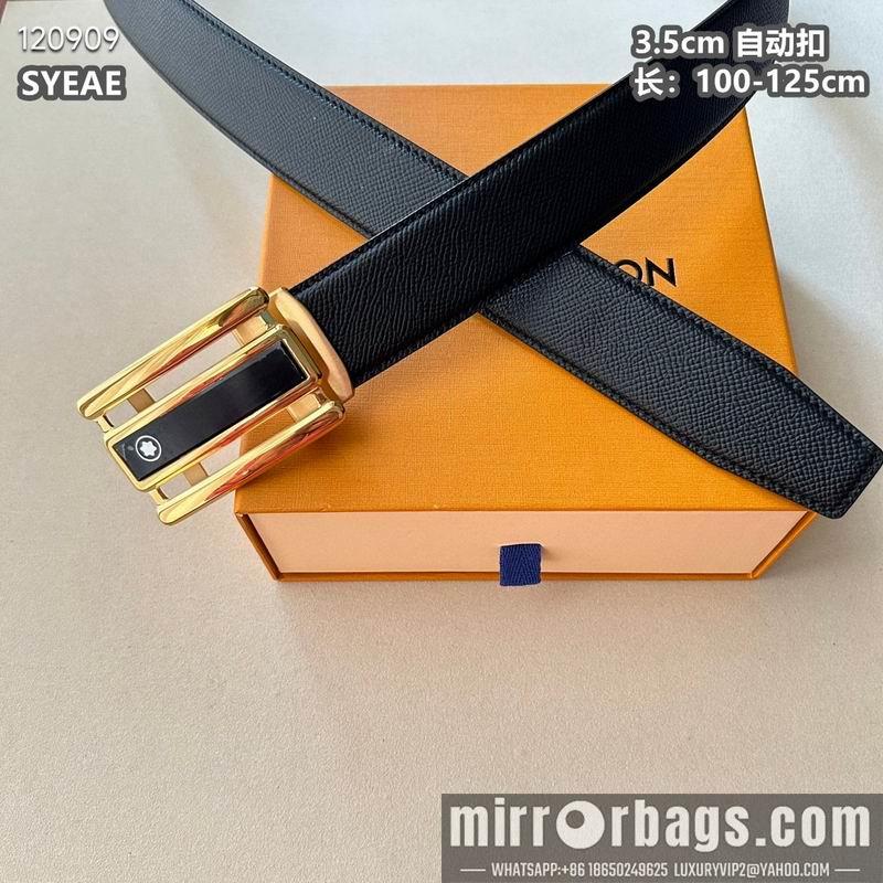 Replica Montblanc belt 自动扣 35mmX100-125cm 8L072005