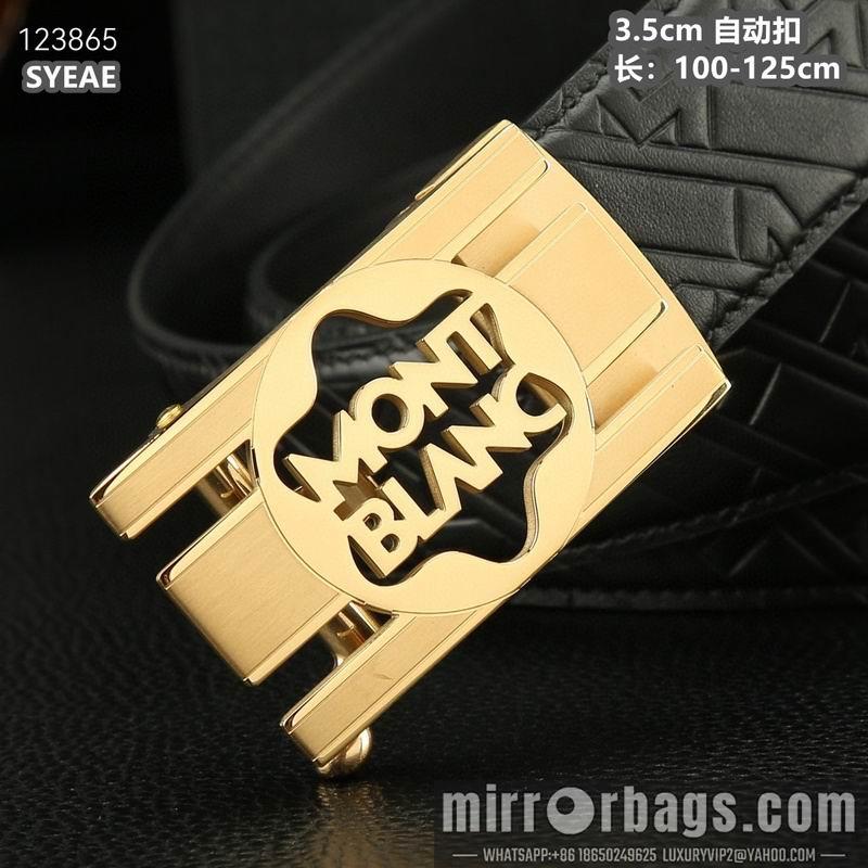 Replica Montlanc belt 35mmX100-125cm 8L45