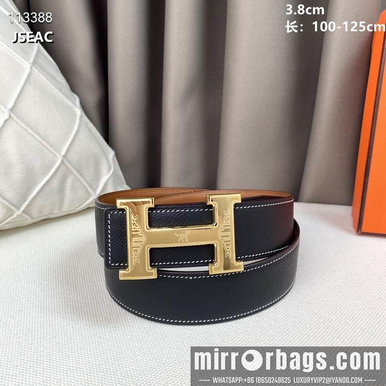 Replica Hermes belt 38mmX100-125cm 8L082504