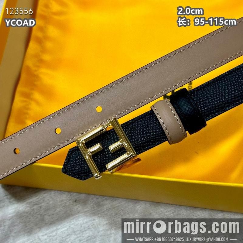 Replica Fendi belt 20mmX95-115cm 8L16