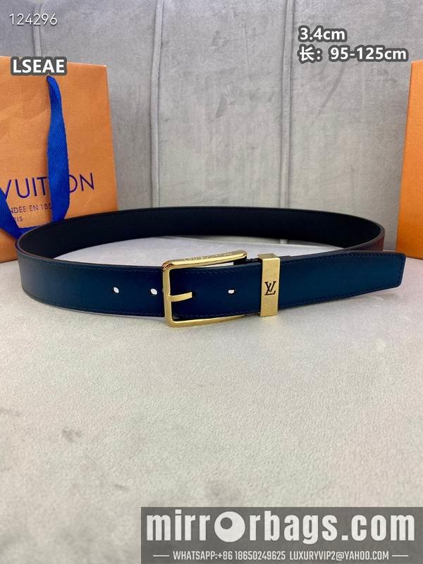 Replica LV belt 34mmX95-125cm 8L27