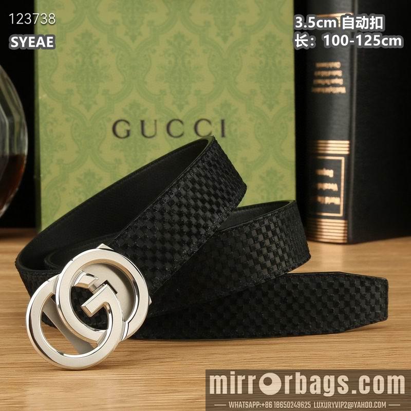 Replica Gucci belt 35mmX100-125cm 8L60