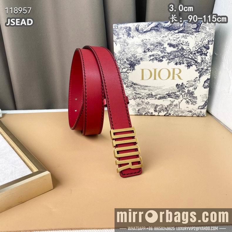 Replica Dior belt 30mmX90-115cm 8L12