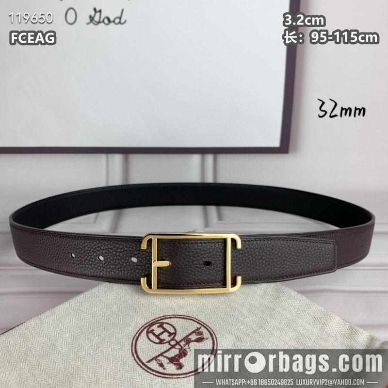 Replica Hermes belt 32mmX95-115cm 8L040801