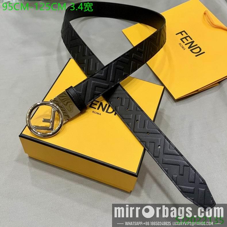 Replica Fendi Belt 34mmX95-125cm 7D07