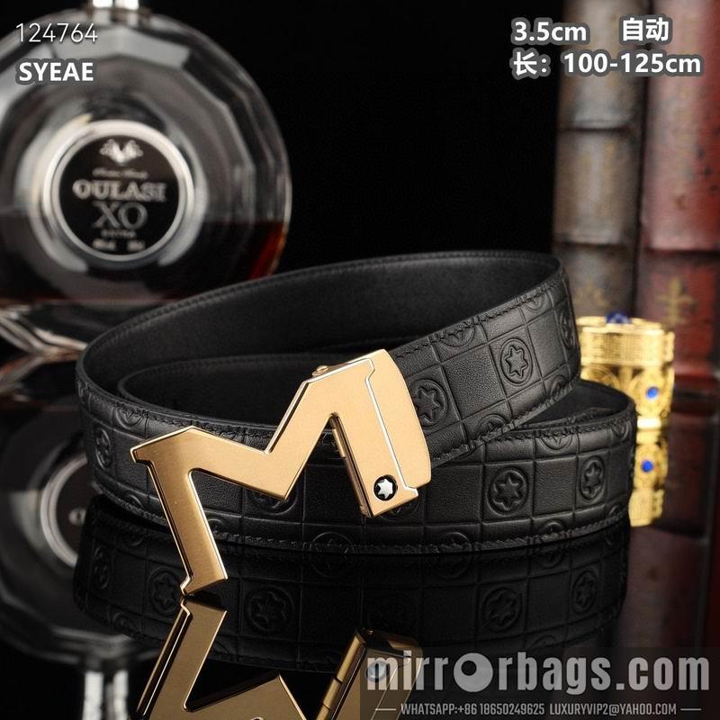 Replica Montlanc belt 35mmX100-125cm 8L40