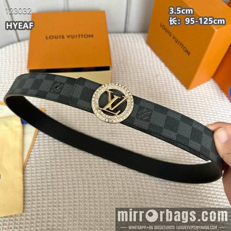 Replica LV belt 35mmX95-125cm 8L18