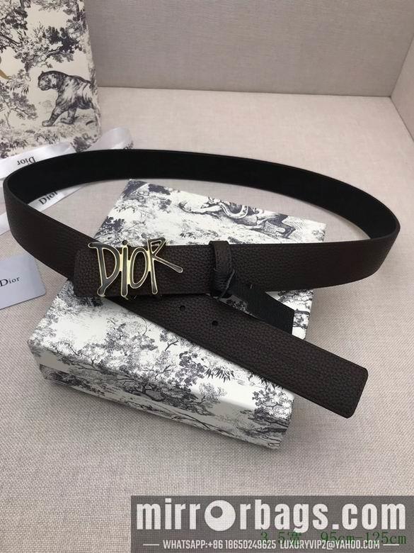Replica Dior Belt 34mmX95-125cm 7D09