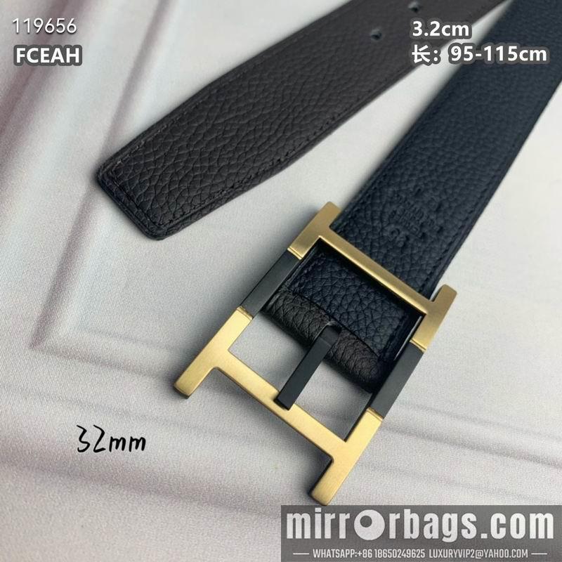 Replica Hermes belt 32mmX95-125cm 8L040803