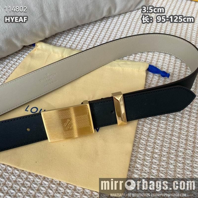 Replica LV belt 35mmX95-125cm 8L03
