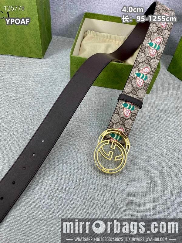 Replica Gucci belt 40mmX95-125cm 8L76
