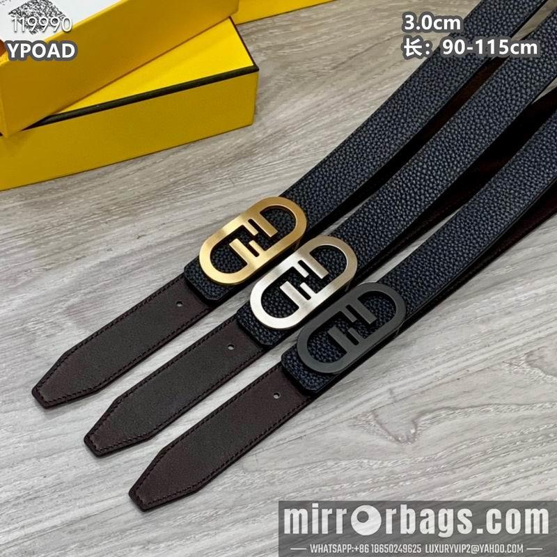 Replica Fendi belt 30mmX90-115cm 8L19