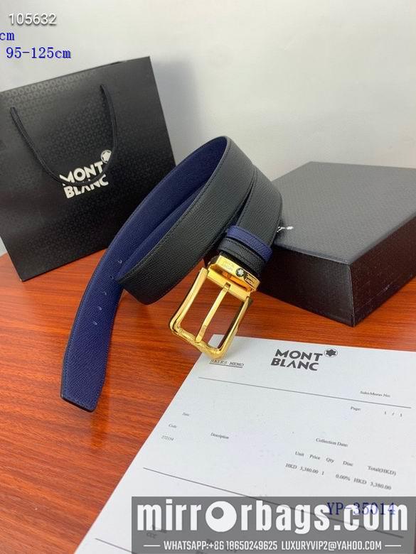 Replica Montblanc Belt 35mmX95-125cm LH01