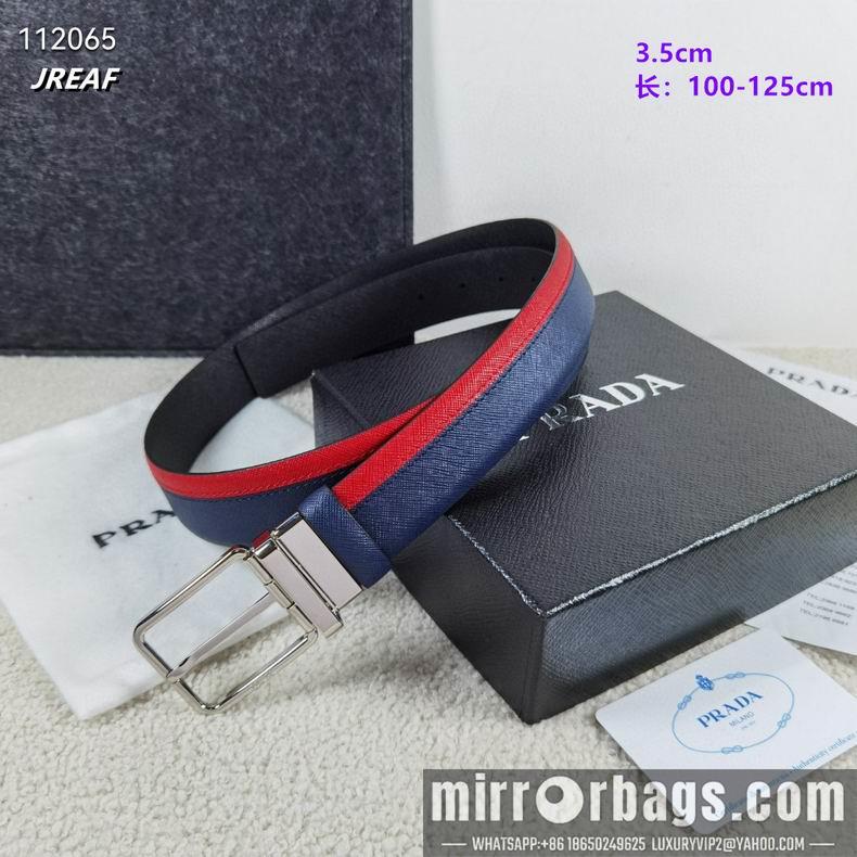 Replica Prada belt 35mmX100-125cm 8L05