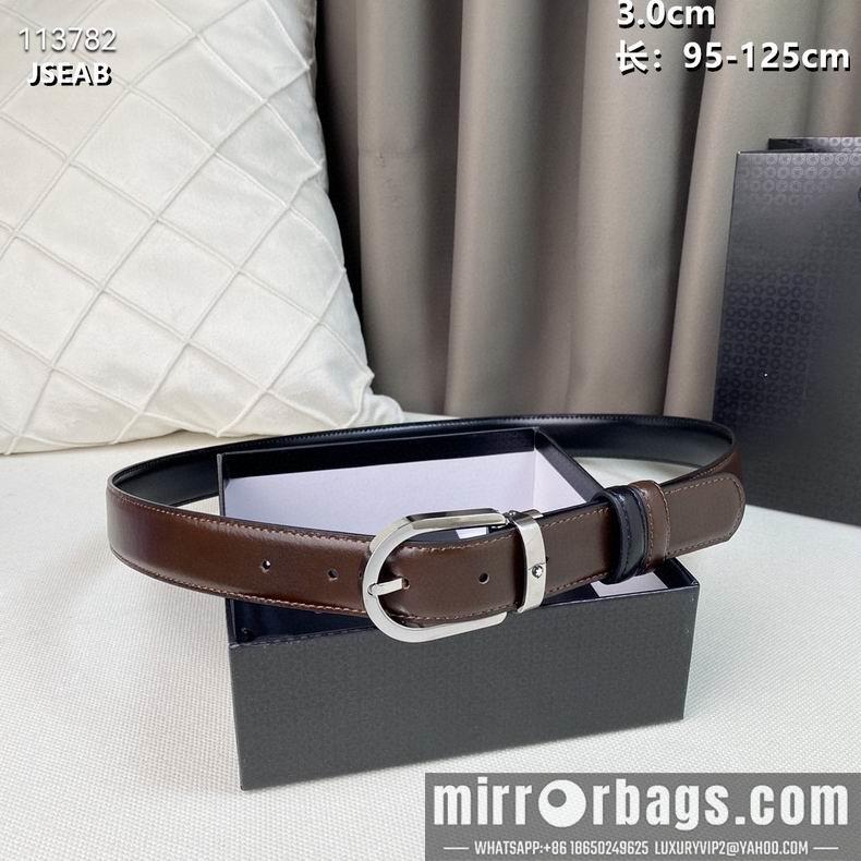 Replica Montblanc belt 30mmX95-125cm 8L03