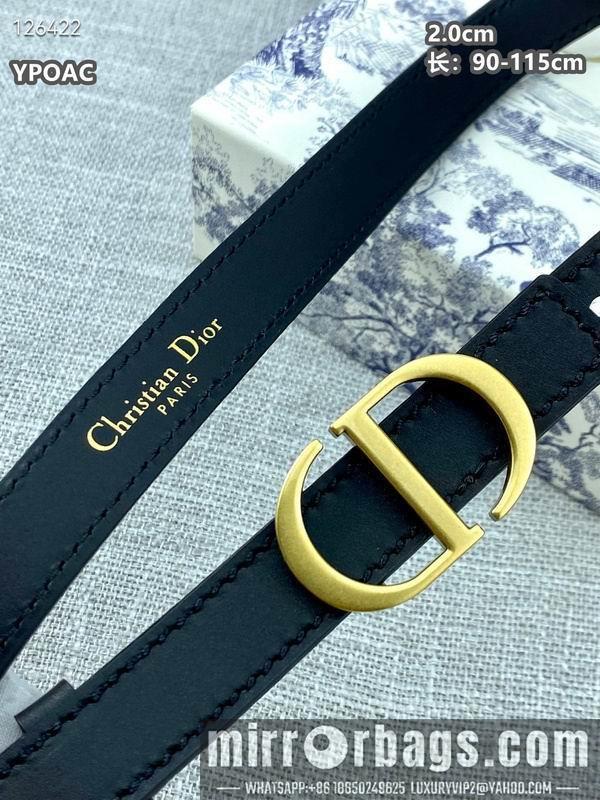 Replica Dior belt 20mmX90-115cm 8L01