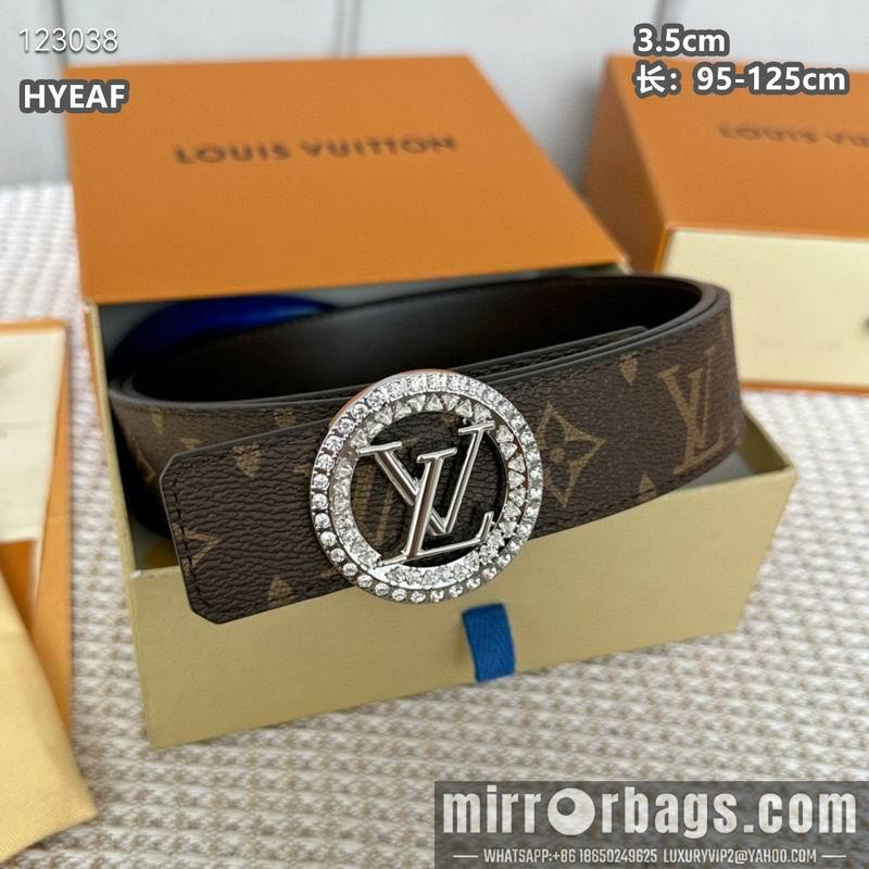 Replica LV belt 35mmX95-125cm 8L18