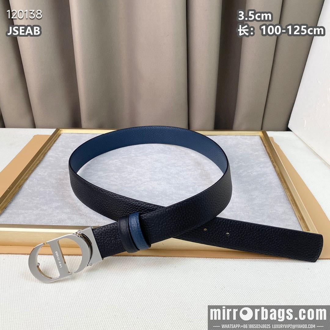 Replica Dior belt 35mmX100-125cm 8L14
