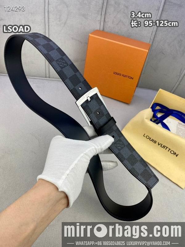 Replica LV belt 34mmX95-125cm 8L25