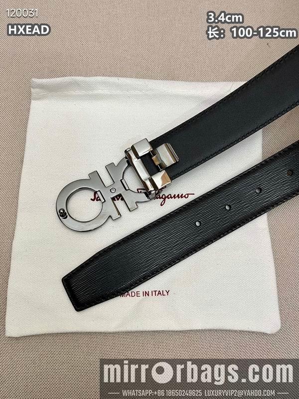 Replica Ferragamo belt 34mmX100-125cm 8L03