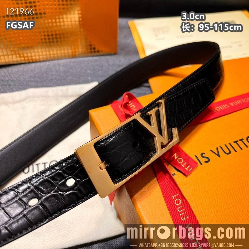 Replica LV belt 30mmX95-115cm 8L25