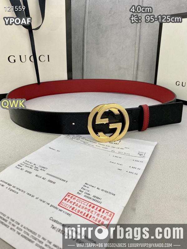 Replica Gucci belt 40mmX95-125cm 8L124