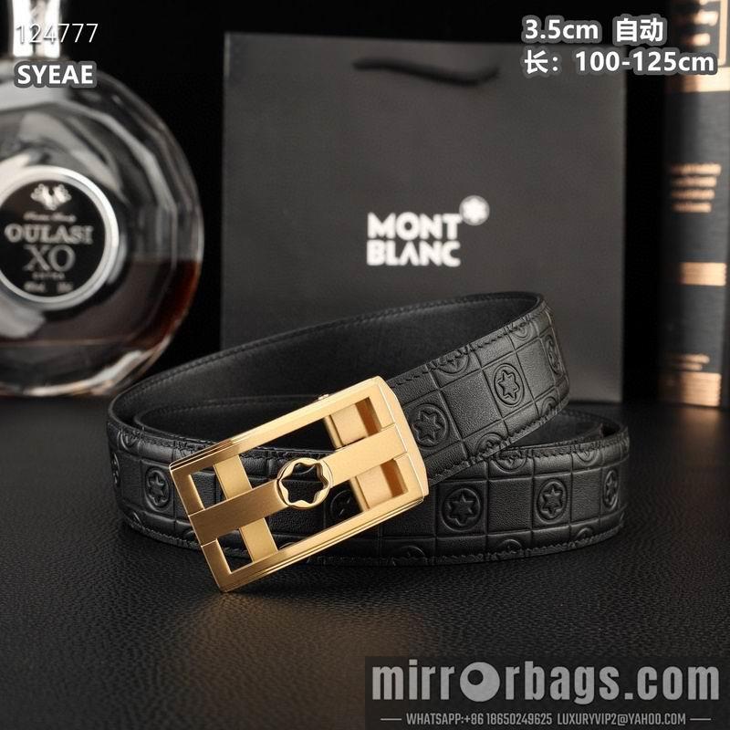Replica Montlanc belt 35mmX100-125cm 8L37