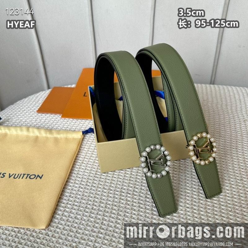 Replica LV belt 35mmX95-125cm 8L16