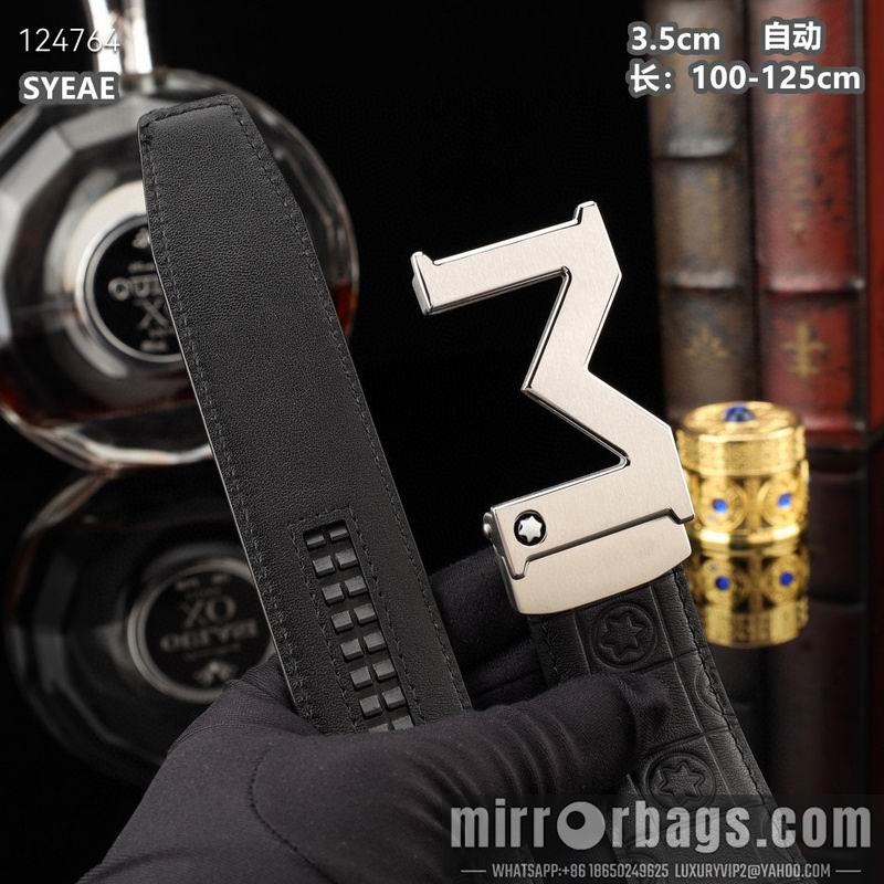 Replica Montlanc belt 35mmX100-125cm 8L40