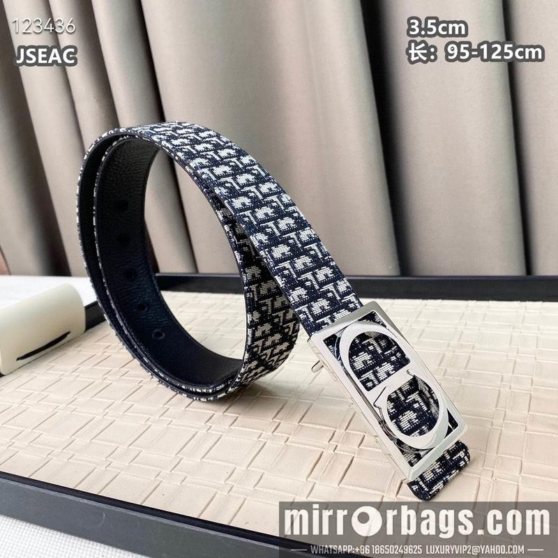 Replica Dior belt 35mmX95-125cm 8L25