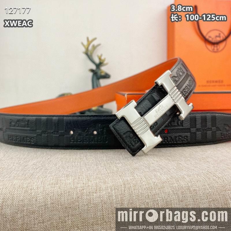 Replica Hermes belt 38mmX100-125cm 8L36