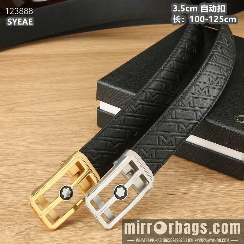 Replica Montlanc belt 35mmX100-125cm 8L42