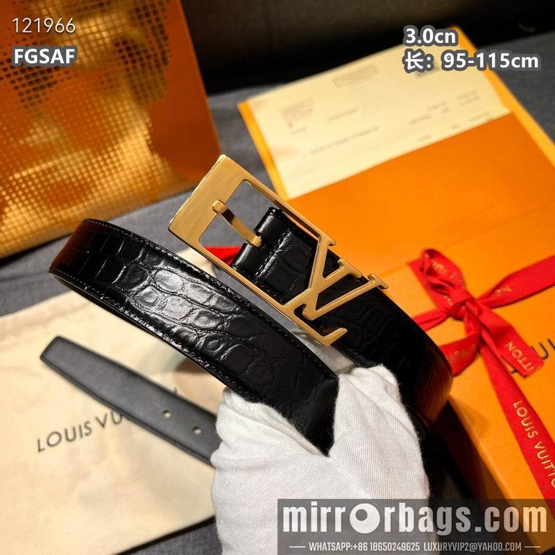 Replica LV belt 30mmX95-115cm 8L25