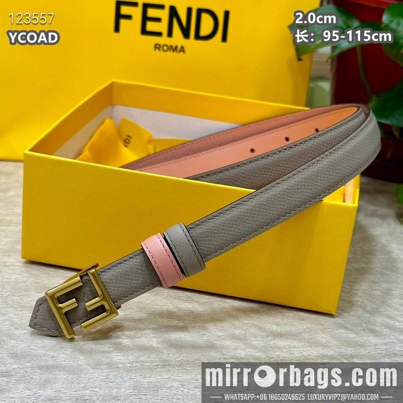 Replica Fendi belt 20mmX95-115cm 8L16