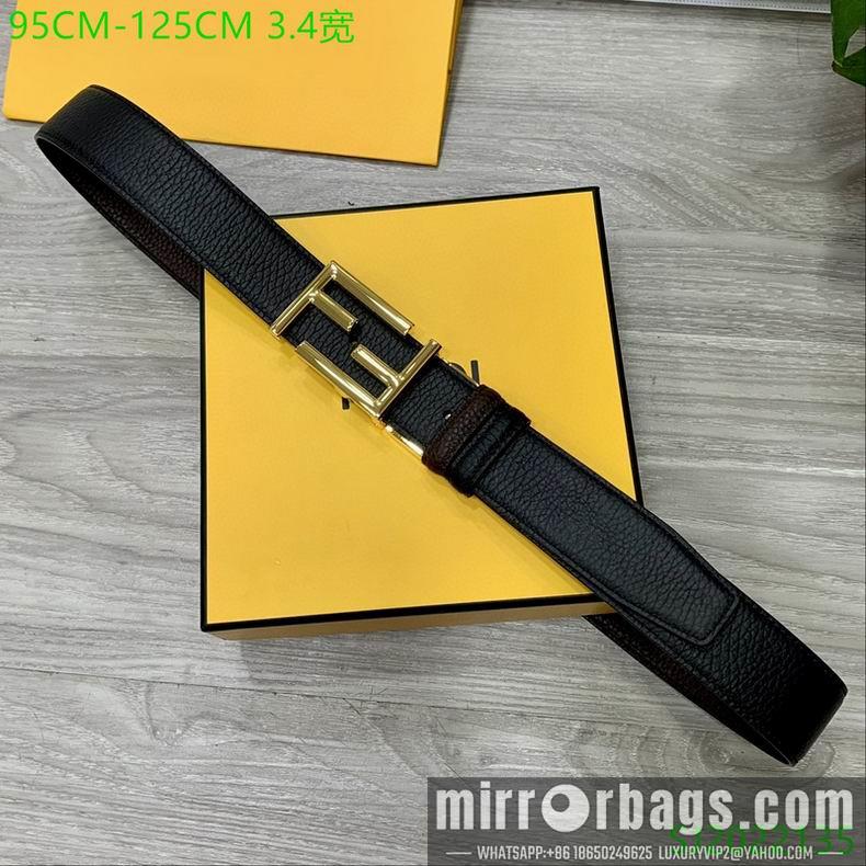 Replica Fendi Belt 34mmX95-125cm 7D04