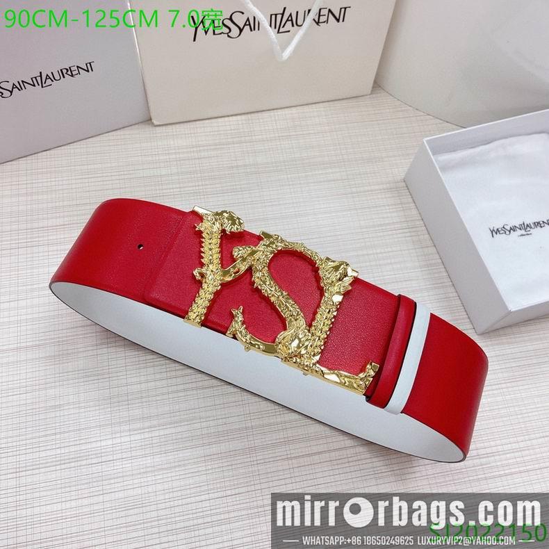 Replica YSL Belt 70mmX90-125cm 7D04