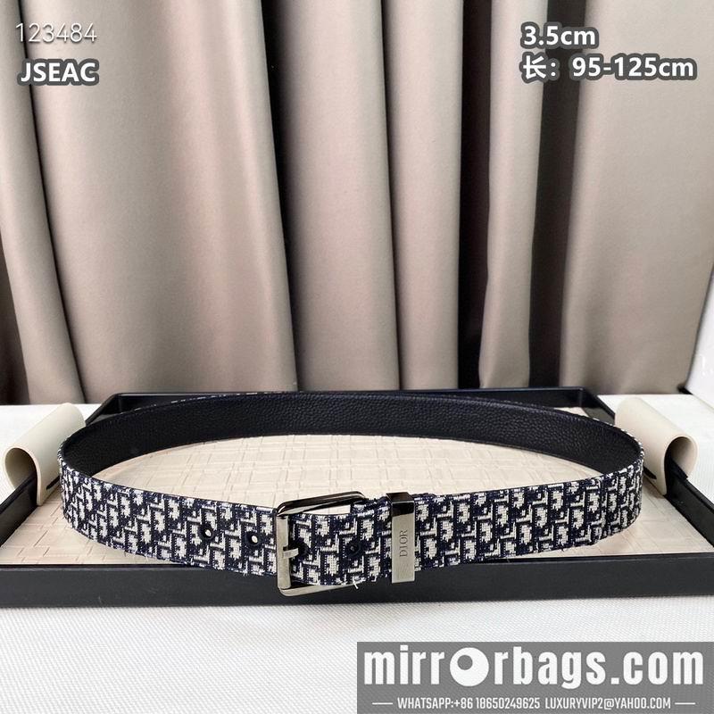 Replica Dior belt 35mmX95-125cm 8L29