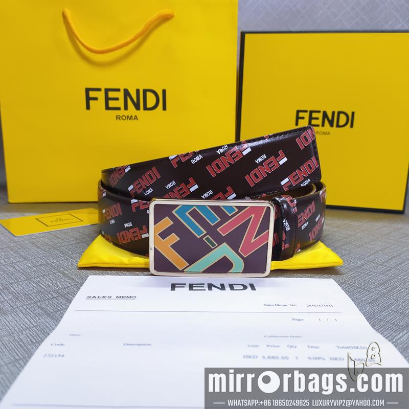Replica Fendi belt 38mmX80-125cm lb02