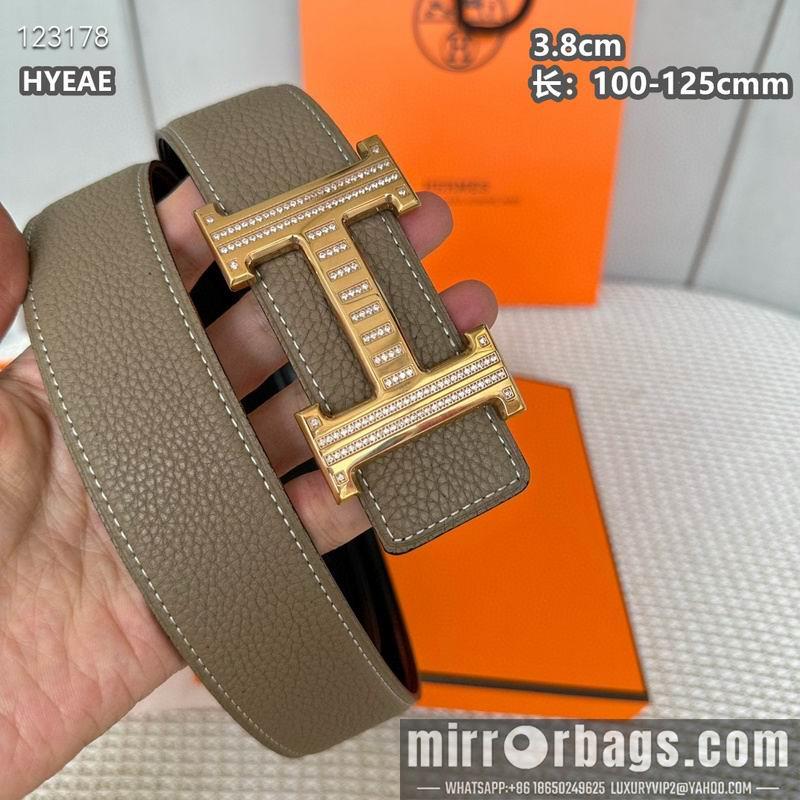Replica Hermes belt 38mmX100-125cm 8L17